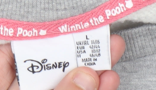 Womens UK Size L Disney Grey Pullover Sweatshirt
