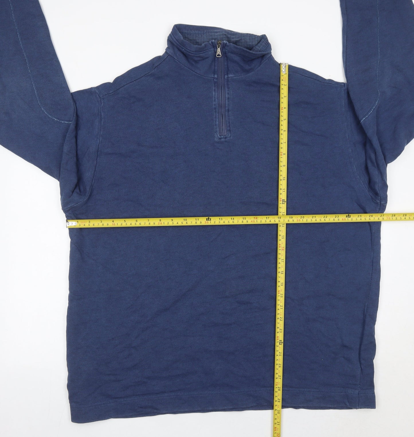 Mens UK Size 2XL Marks and Spencer Blue Pullover Sweatshirt
