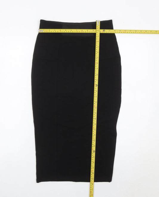 Dorothy Perkins Women’s Black Size 8 Pencil Midi Skirt