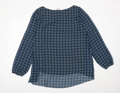 Womens UK Size 20 HEINE Blue Tunic Blouse