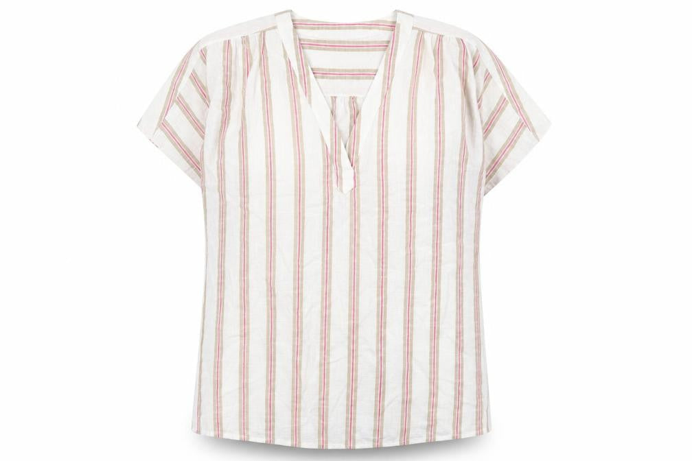 Womens UK Size S Lands' End Multicoloured Tunic Blouse