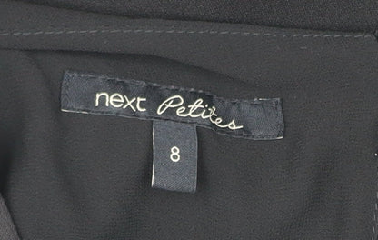 Next Petites Women's Black Size 8 Halter Wide-Leg Jumpsuit