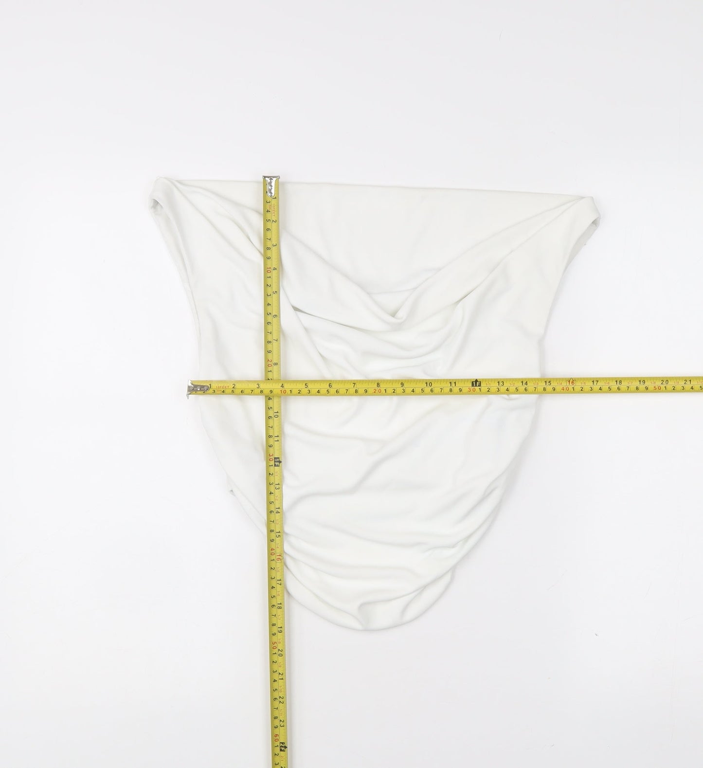 Womens UK Size L Zara White Camisole Blouse