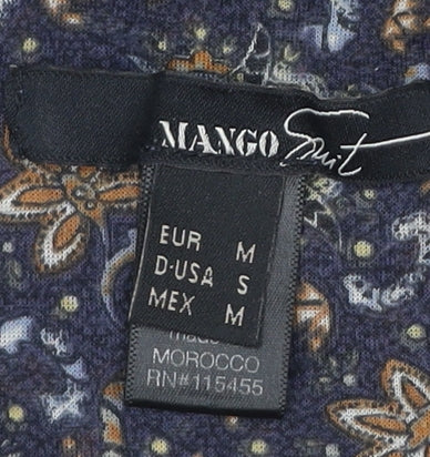 Mango Suit Womens Multicoloured Paisley Blouse Size 12 Tunic Style