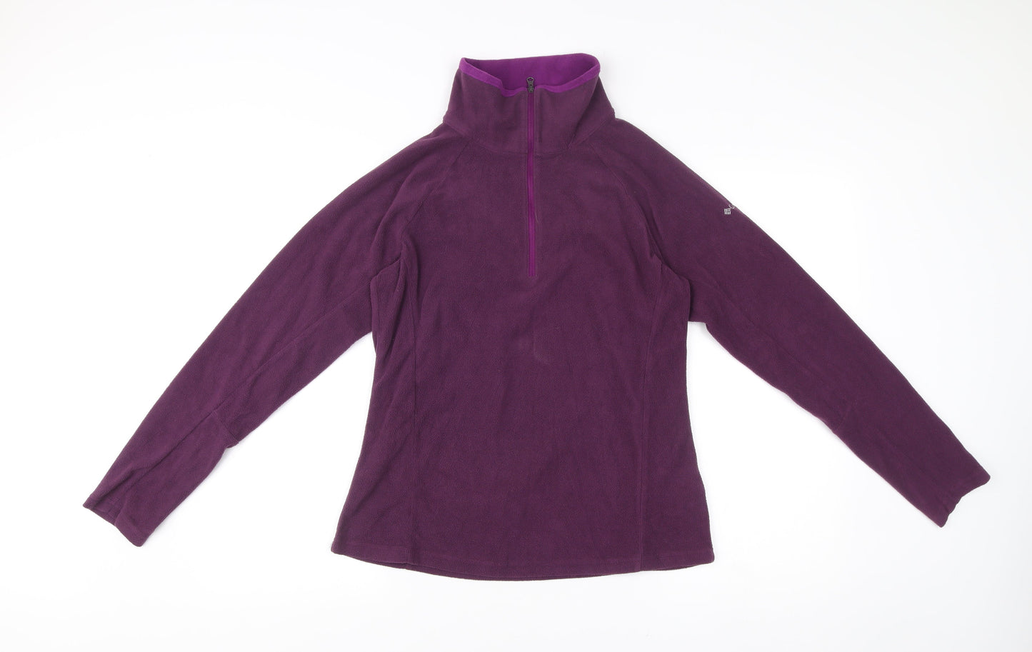 Columbia Womens Purple Fleece Pullover Sweatshirt M Hiking Outdoor