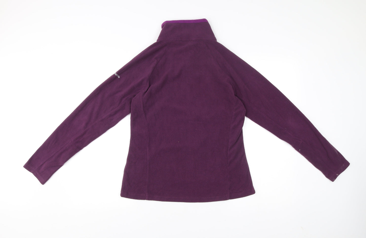 Columbia Womens Purple Fleece Pullover Sweatshirt M Hiking Outdoor