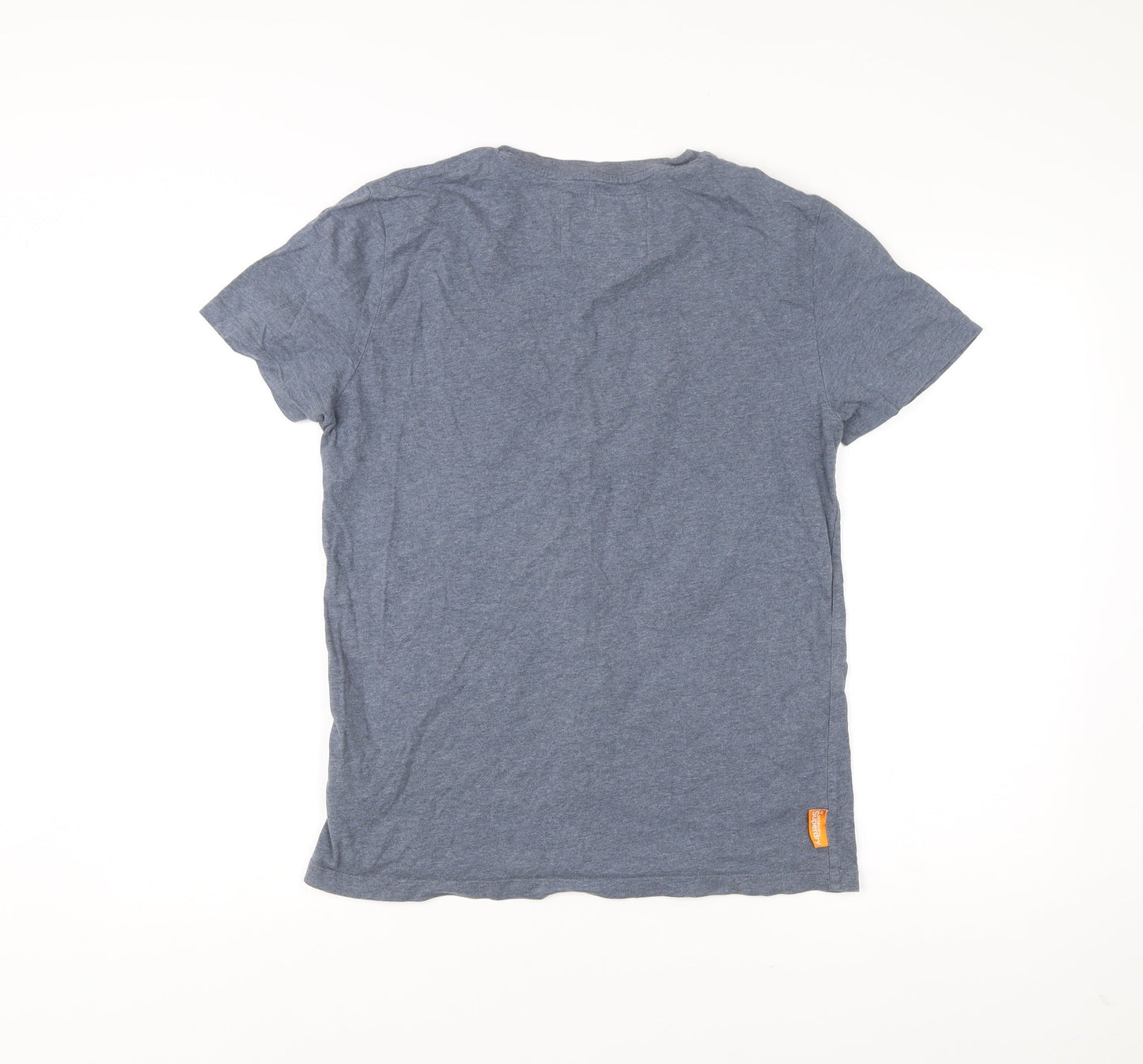 Superdry Men’s Blue Medium Classic Cotton Crew Neck T-Shirt