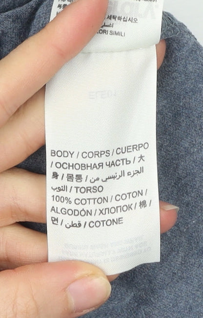 Superdry Men’s Blue Medium Classic Cotton Crew Neck T-Shirt