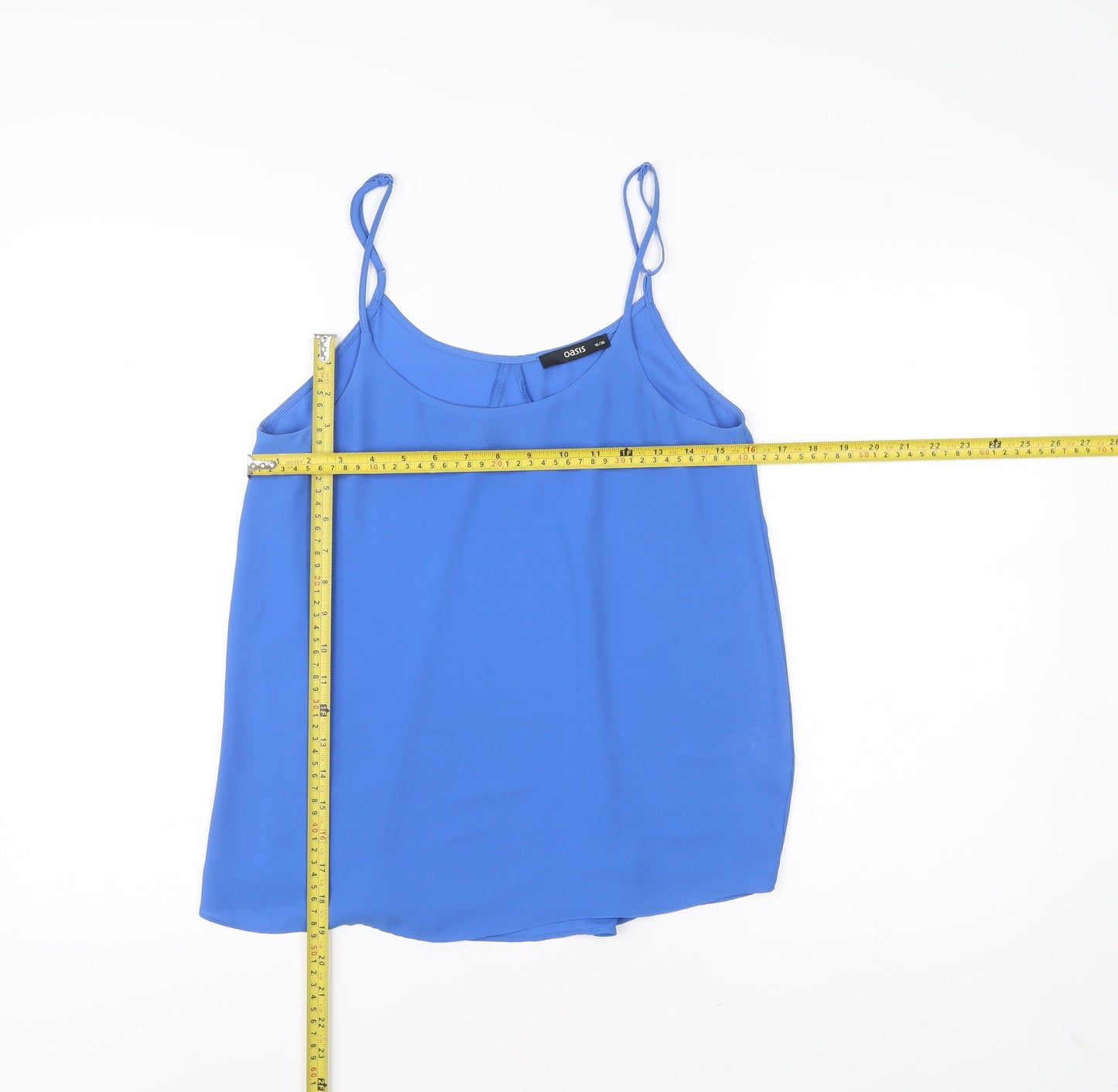 Womens UK Size 10 Oasis Blue Camisole Tank