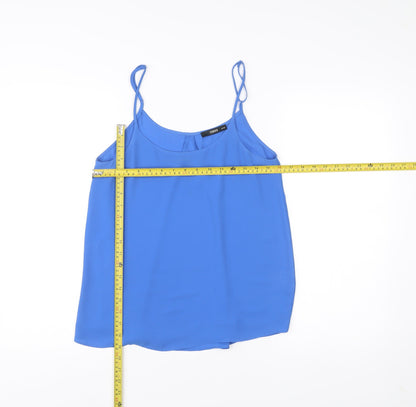 Womens UK Size 10 Oasis Blue Camisole Tank