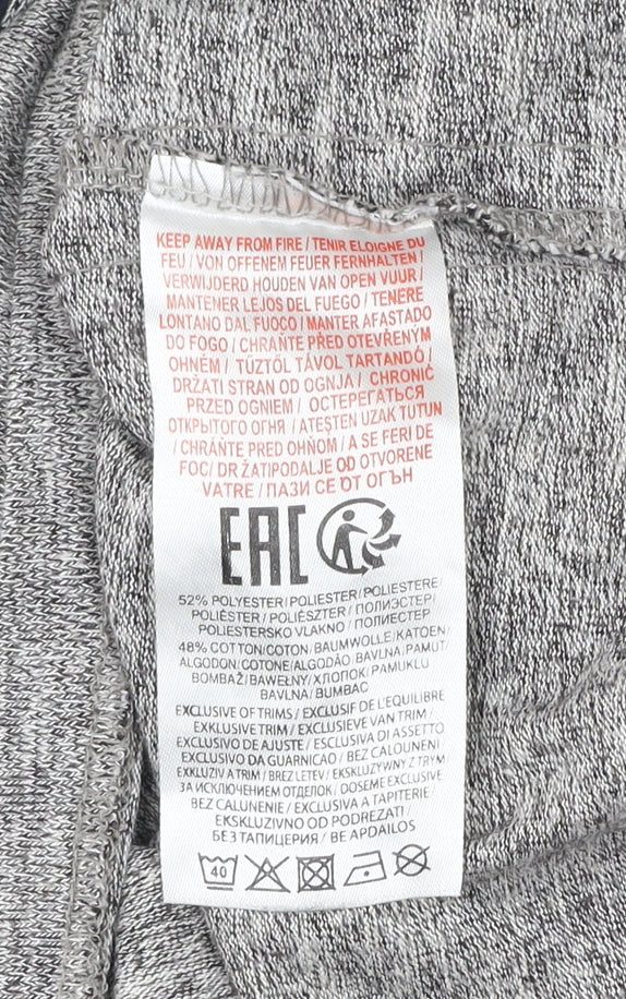 Tokyo Laundry Men's Grey Graphic Print Crew Neck T-Shirt Size M