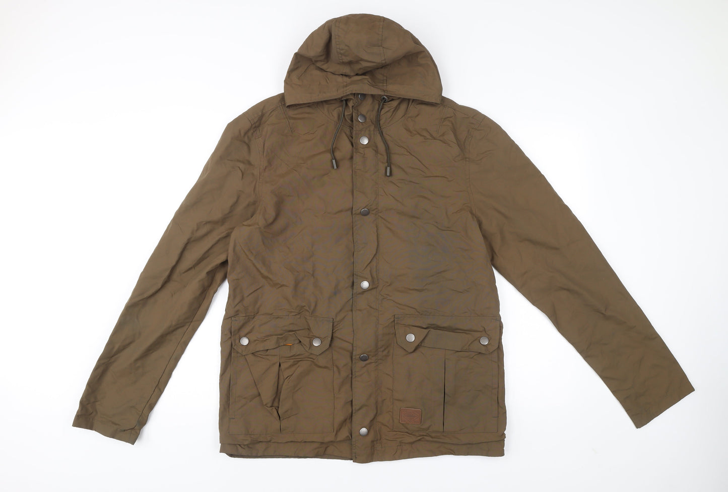 Mens UK Size M Threadbare Brown Parka Coat