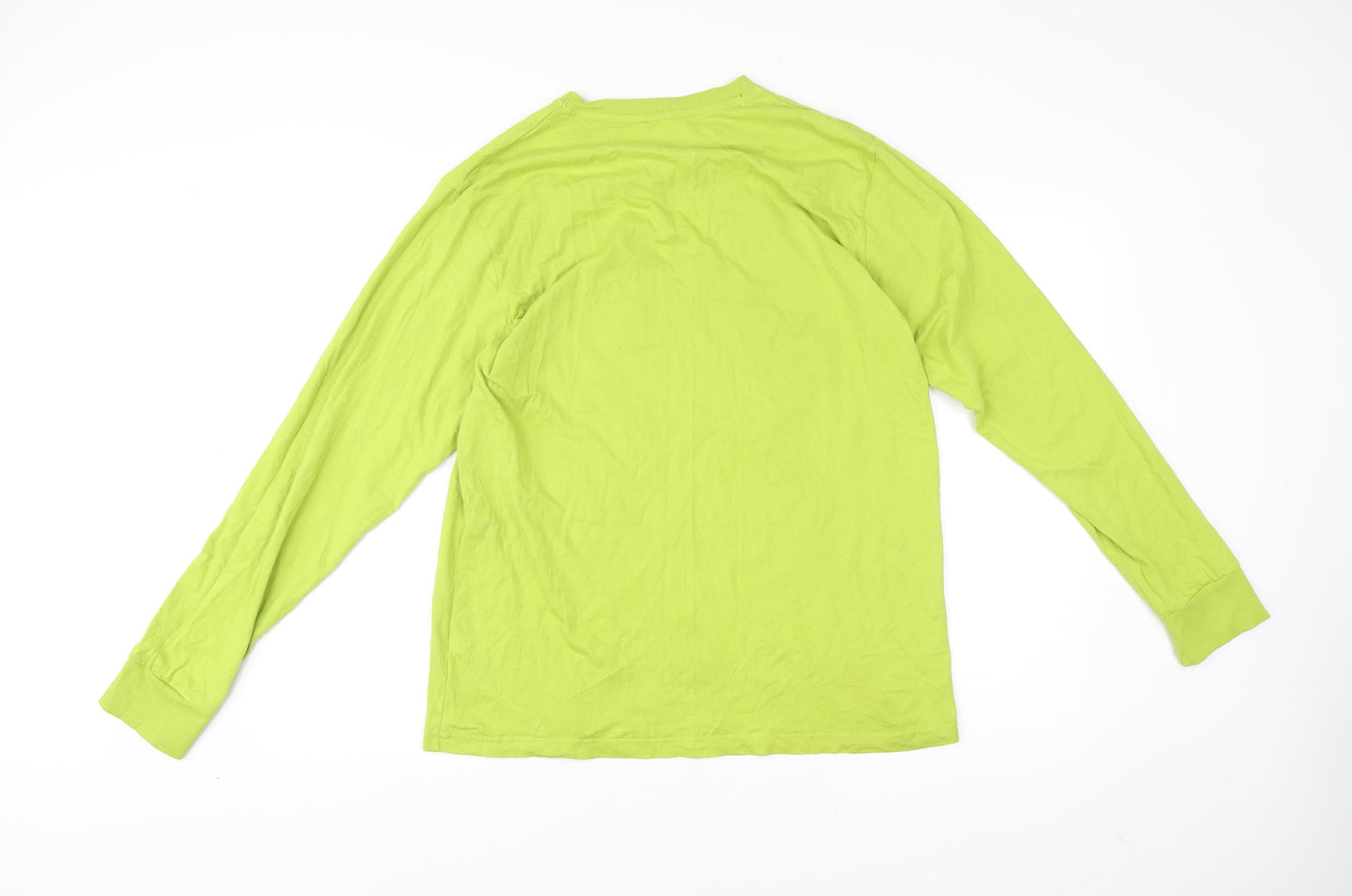 The Grinch Men’s Green Long Sleeve Christmas Cotton T-Shirt L