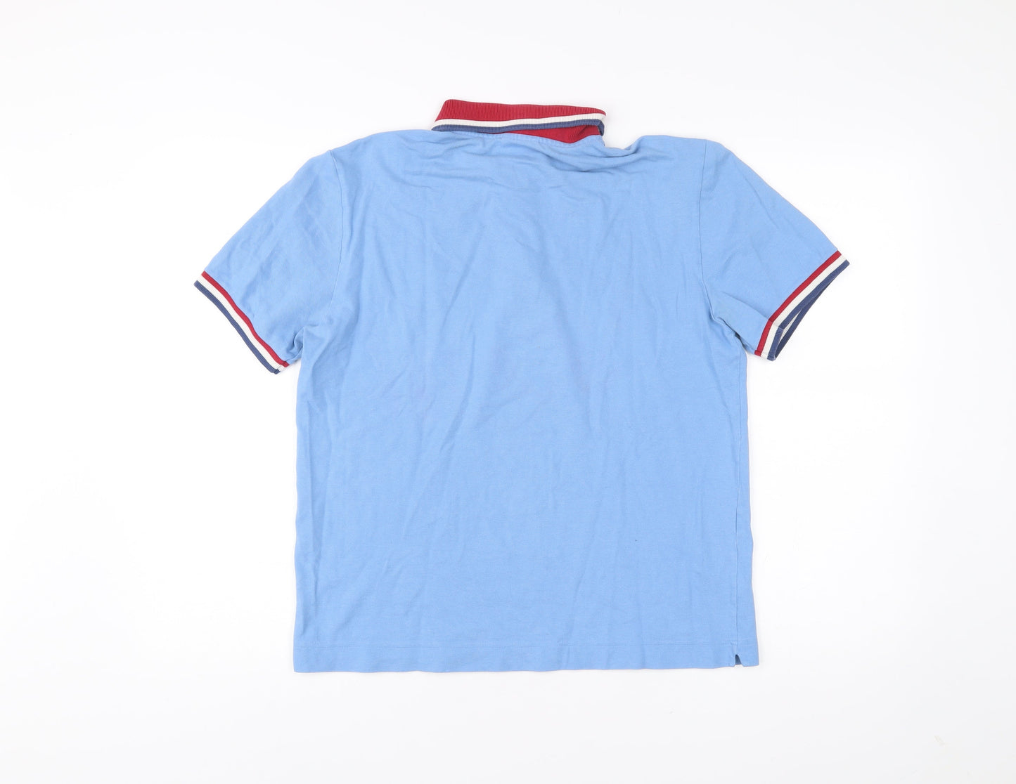 Lacoste Men’s Blue Polo Shirt M Short Sleeve Cotton Logo