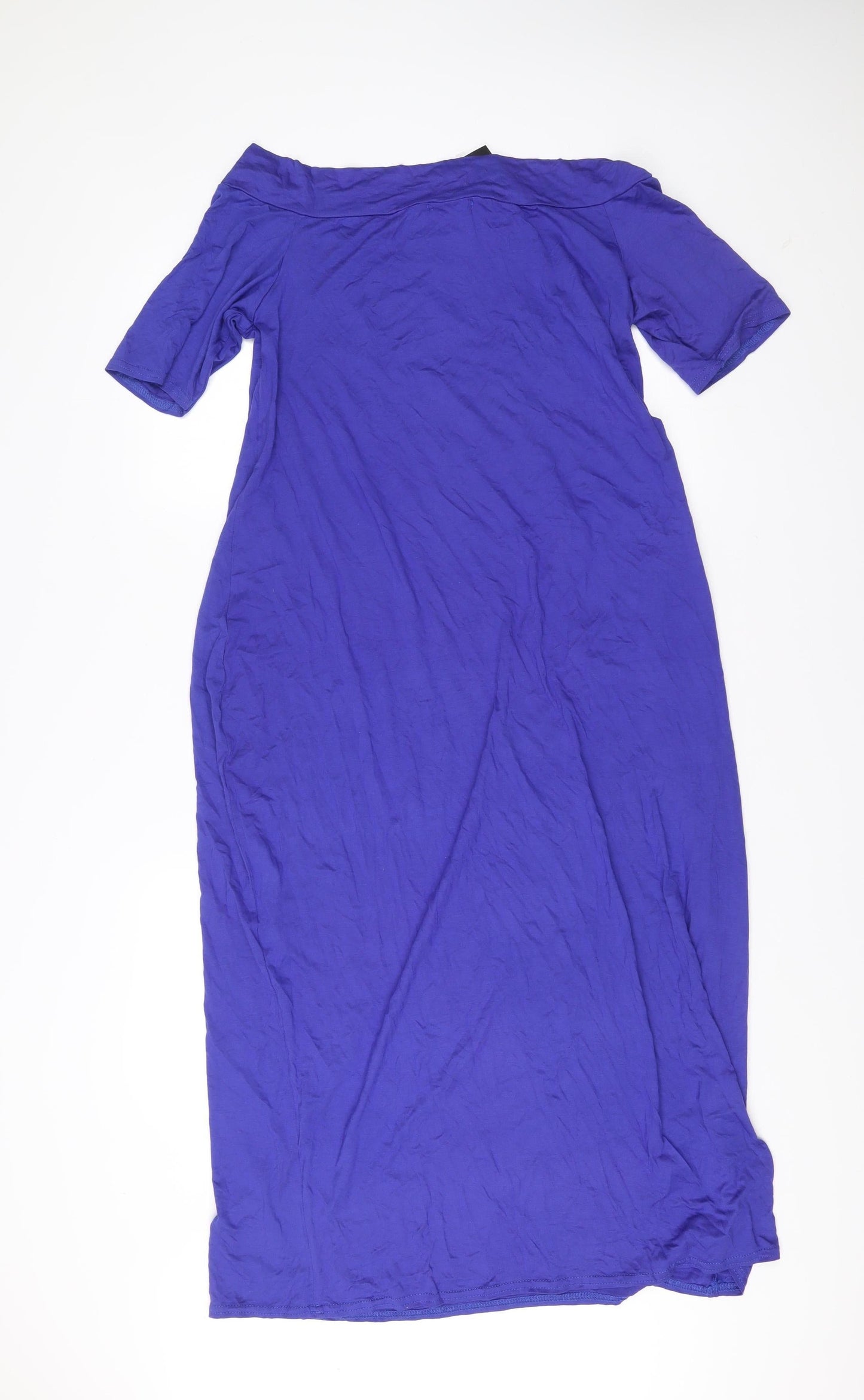 Be Jealous Women’s Blue Shift Maxi Dress Size 16-18 Short Sleeve