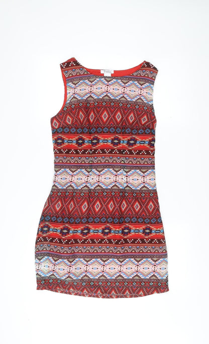 Pinky Womens Multicoloured M Bodycon Sleeveless Short Dress