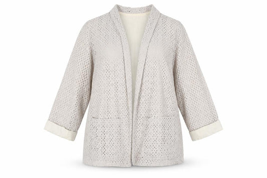 Womens UK Size 10 River Island Beige Basic Jacket