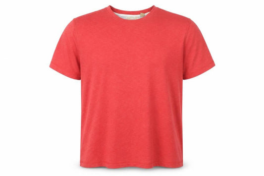 Tasso Elba Men’s Red 2XL Polyester Crew Neck Short Sleeve T-Shirt
