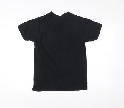 The Poster List Men's Black S Crew Neck Graphic Pocket T-Shirt
