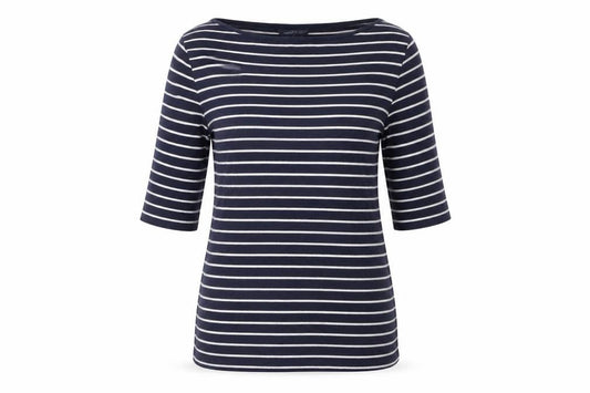 Womens UK Size L French Connection Blue Basic T-Shirt