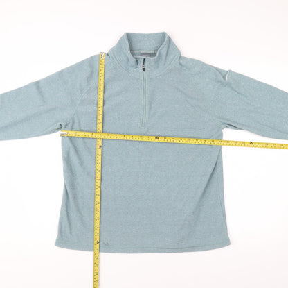 Trespass Men’s Blue 2XL Pullover Sweatshirt High Neck Half Zip