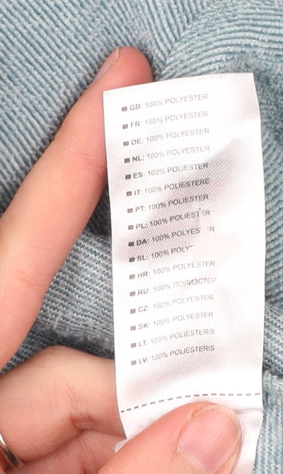 Trespass Men’s Blue 2XL Pullover Sweatshirt High Neck Half Zip