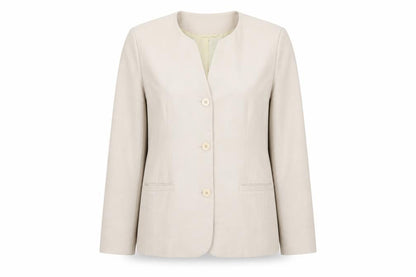 Classics First Avenue Women’s Beige Size 16 Suit Jacket Blazer