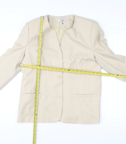 Classics First Avenue Women’s Beige Size 16 Suit Jacket Blazer