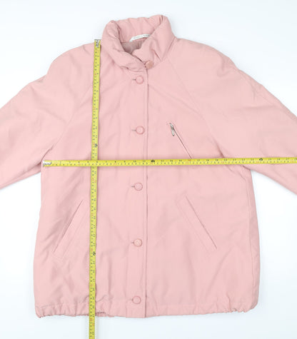 Womens UK Size 14 Marks and Spencer Pink Puffer Jacket