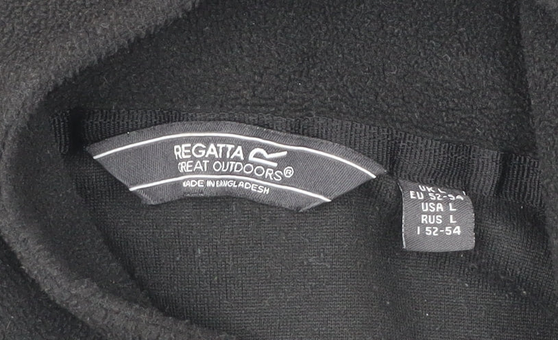Mens UK Size L Regatta Black Pullover Sweatshirt