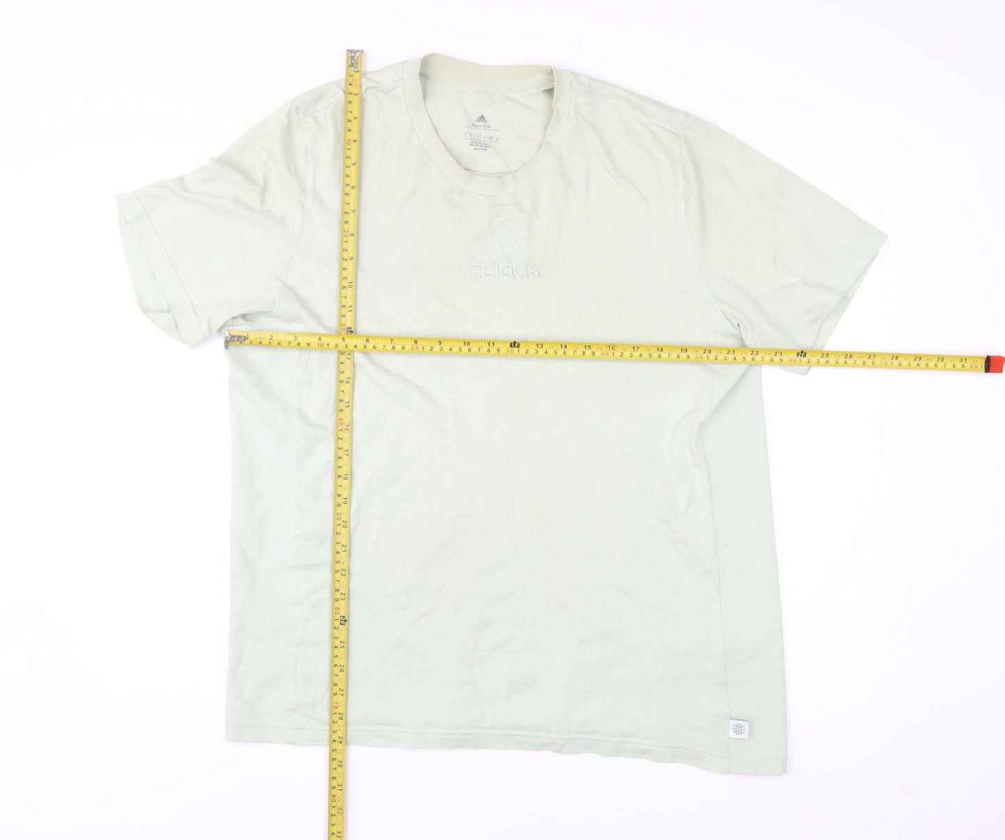 Mens UK Size L adidas Beige  T-Shirt