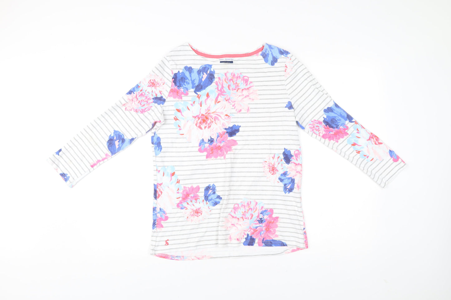 Womens UK Size 12 Joules Multicoloured Basic T-Shirt