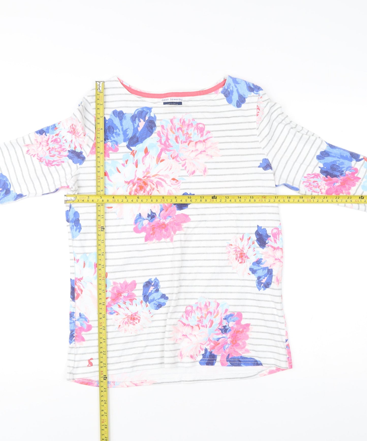 Womens UK Size 12 Joules Multicoloured Basic T-Shirt
