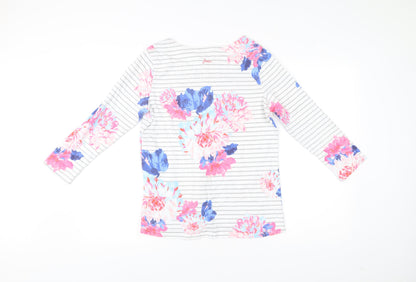Womens UK Size 12 Joules Multicoloured Basic T-Shirt