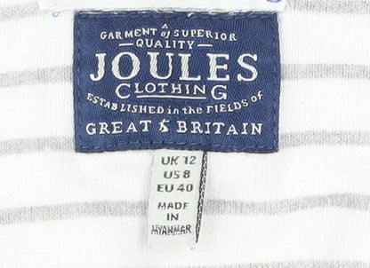 Womens UK Size 12 Joules Multicoloured Basic T-Shirt
