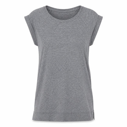 Womens UK Size 8 Topshop Grey Basic T-Shirt
