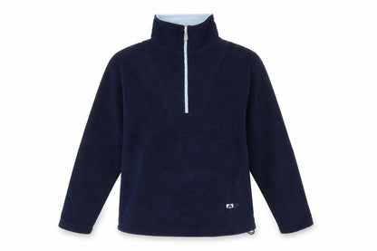 Authentic Womens Blue Size 10 Fleece 1/2 Zip Pullover Sweatshirt