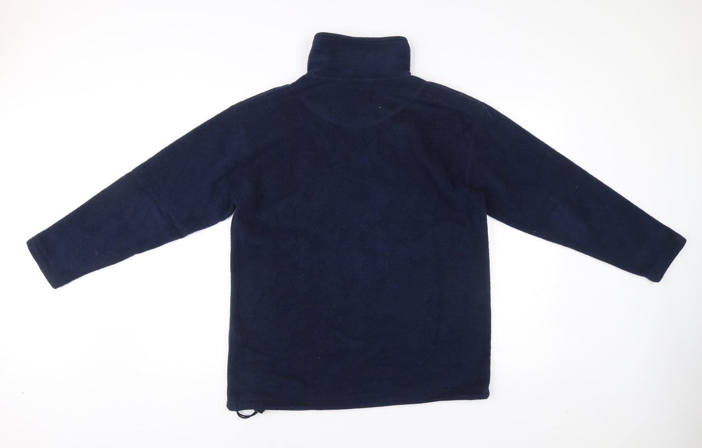 Authentic Sports Womens Blue Size 10 Fleece 1/2 Zip Pullover Sweatshirt