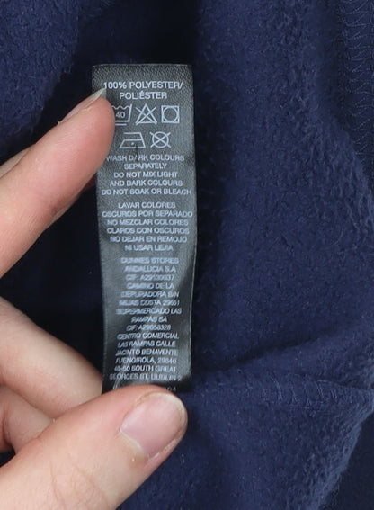 Dunnes Stores Men's Blue Small Fleece Full Zip Jacket