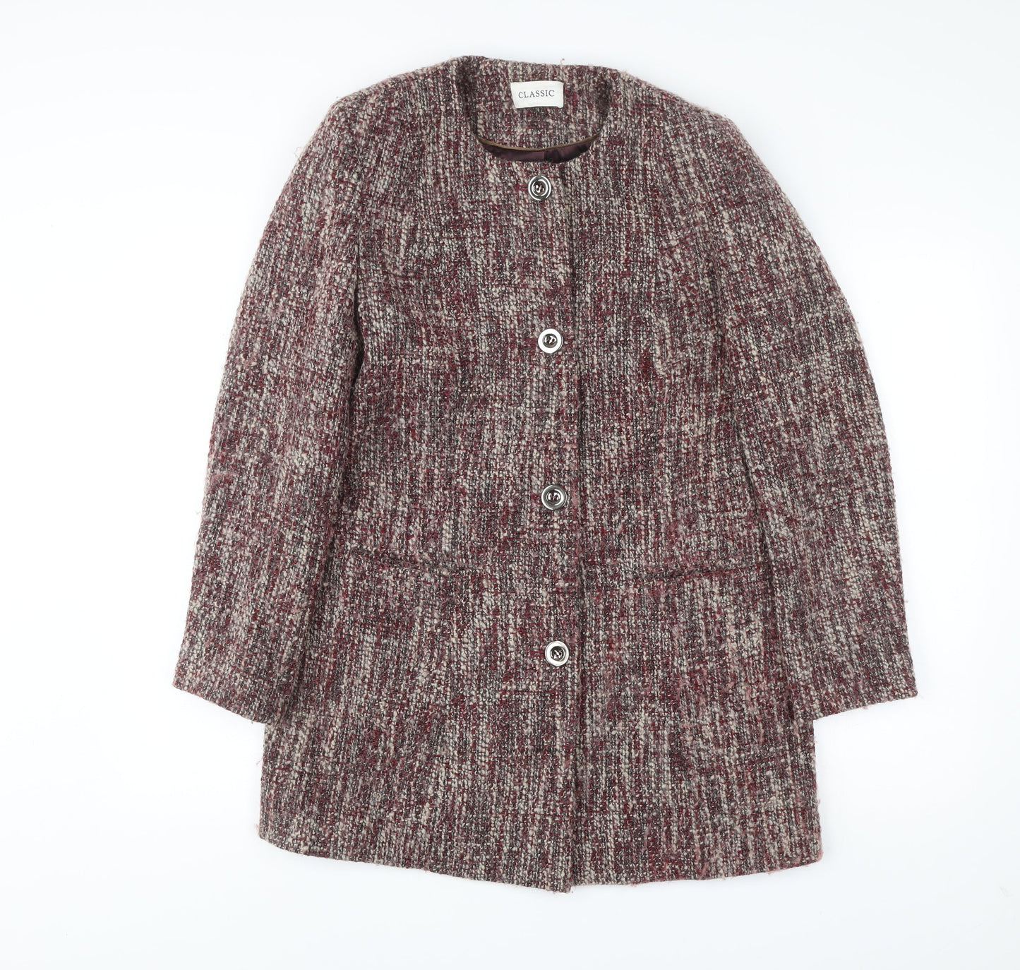 Womens UK Size 8 Marks and Spencer Multicoloured Overcoat