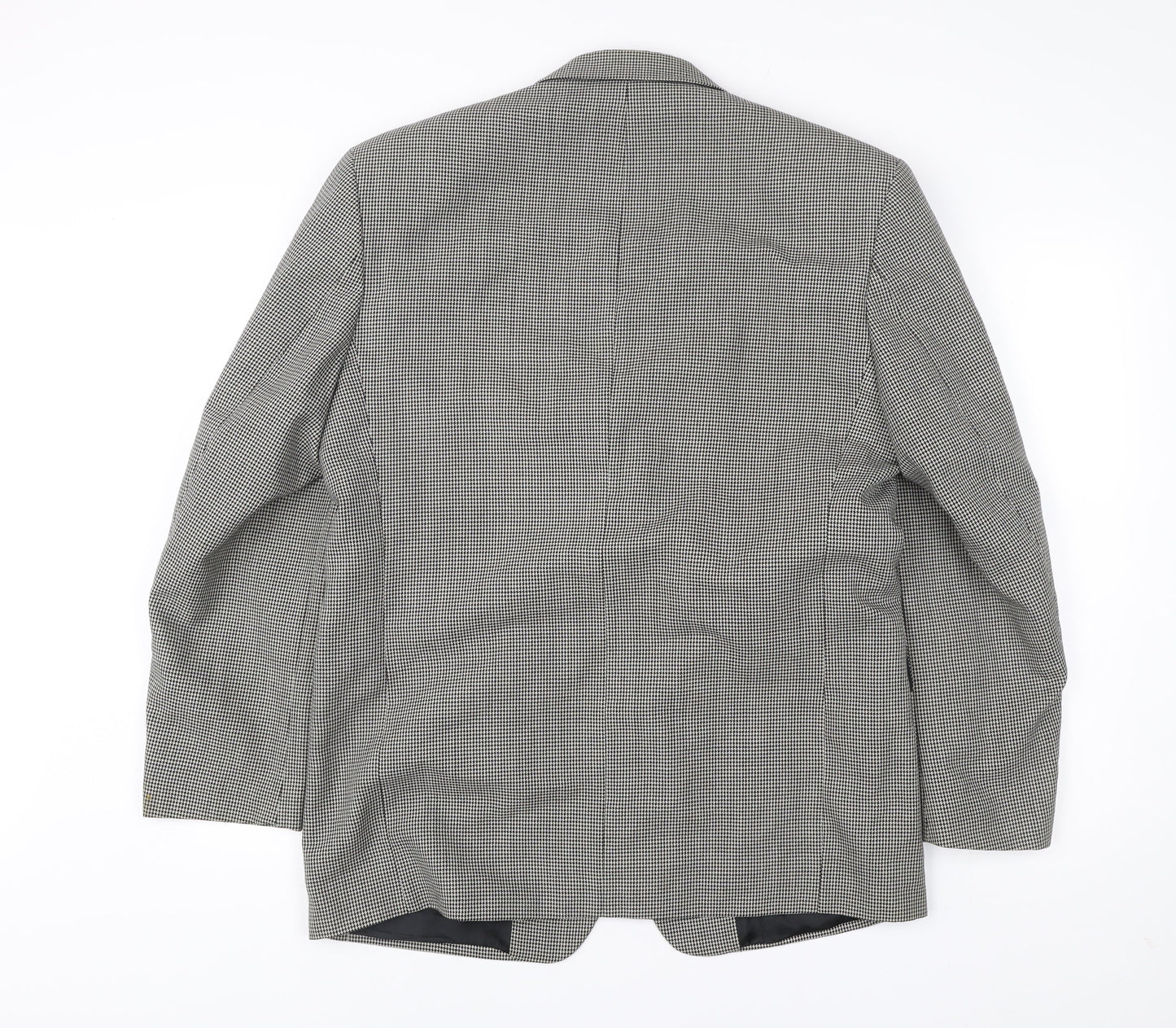 Principles Men's Black & White Check Wool Blend Blazer Jacket 40R