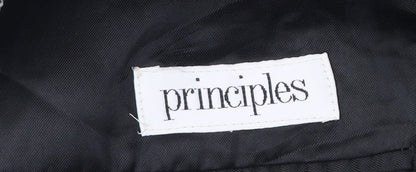 Principles Men's Black & White Check Wool Blend Blazer Jacket 40R