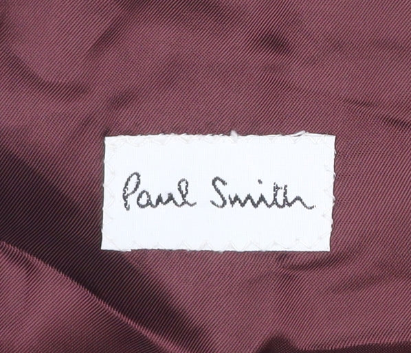 Paul Smith Men's Black Wool Pinstripe Blazer Jacket 38R