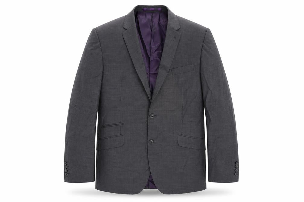 Marks and Spencer Men’s Grey Wool Blend Tailored Fit 46L Blazer Jacket