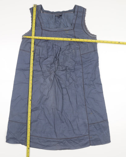 Gap Maternity Women’s Blue Cotton Shift Dress Size M Knee Length