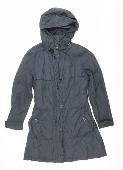 Womens UK Size S Marks and Spencer Blue Parka Coat