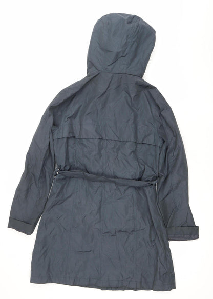 Womens UK Size S Marks and Spencer Blue Parka Coat
