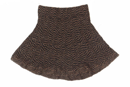 Womens UK Size S Zara A-Line Knit Skirt