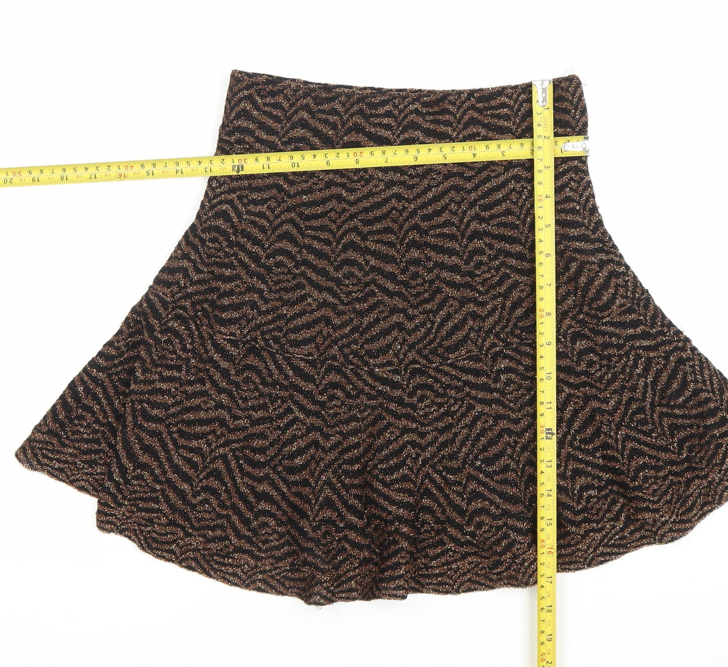 Womens UK Size S Zara A-Line Knit Skirt