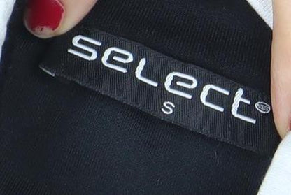 Select Women’s Black Sleeveless Bodysuit High Neck Zip Size S